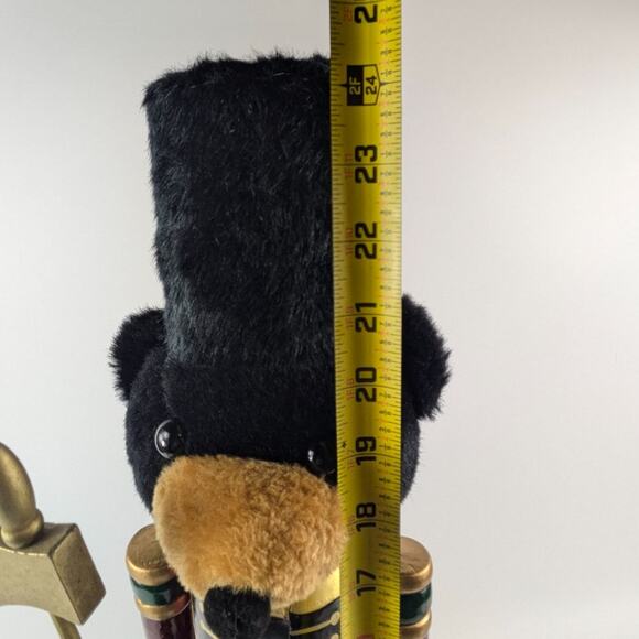 2 Foot Teddy Bear Nutcracker Christmas Holiday Decor Soldier Wood 24" Large 2014 - Picture 13 of 16
